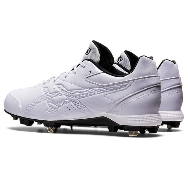 【 アシックス asics 】 野球 スパイク ネオリバイブ 4 WHT 1123A039 - 110 ホワイト NEOREVIVE 4 金具 高校野球対応 白スパイク 白スパイク特集