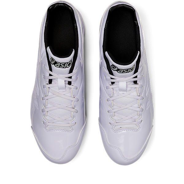 【 アシックス asics 】 野球 スパイク ネオリバイブ 4 WHT 1123A039 - 110 ホワイト NEOREVIVE 4 金具 高校野球対応 白スパイク 白スパイク特集