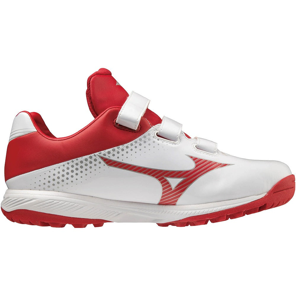 【 ミズノ MIZUNO 】 野球 ソフトボール トレーニングシューズ ライトレボトレーナーCR ホワイト×レッド 11GT222162 LIGHTREVO TR CR