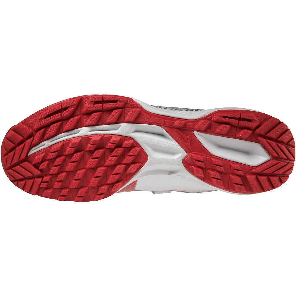 【 ミズノ MIZUNO 】 野球 ソフトボール トレーニングシューズ ライトレボトレーナーCR ホワイト×レッド 11GT222162 LIGHTREVO TR CR