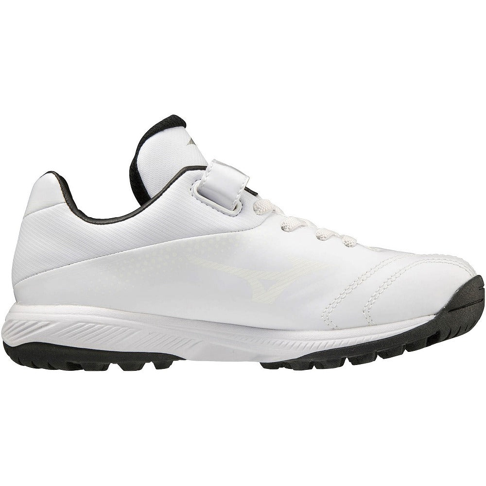 【ミズノ MIZUNO】 ジュニア 野球 ソフトボール トレーニングシューズ ライトレボトレーナーJr. ホワイト×ホワイト 11GT222201 LIGHTREVO TR Jr.
