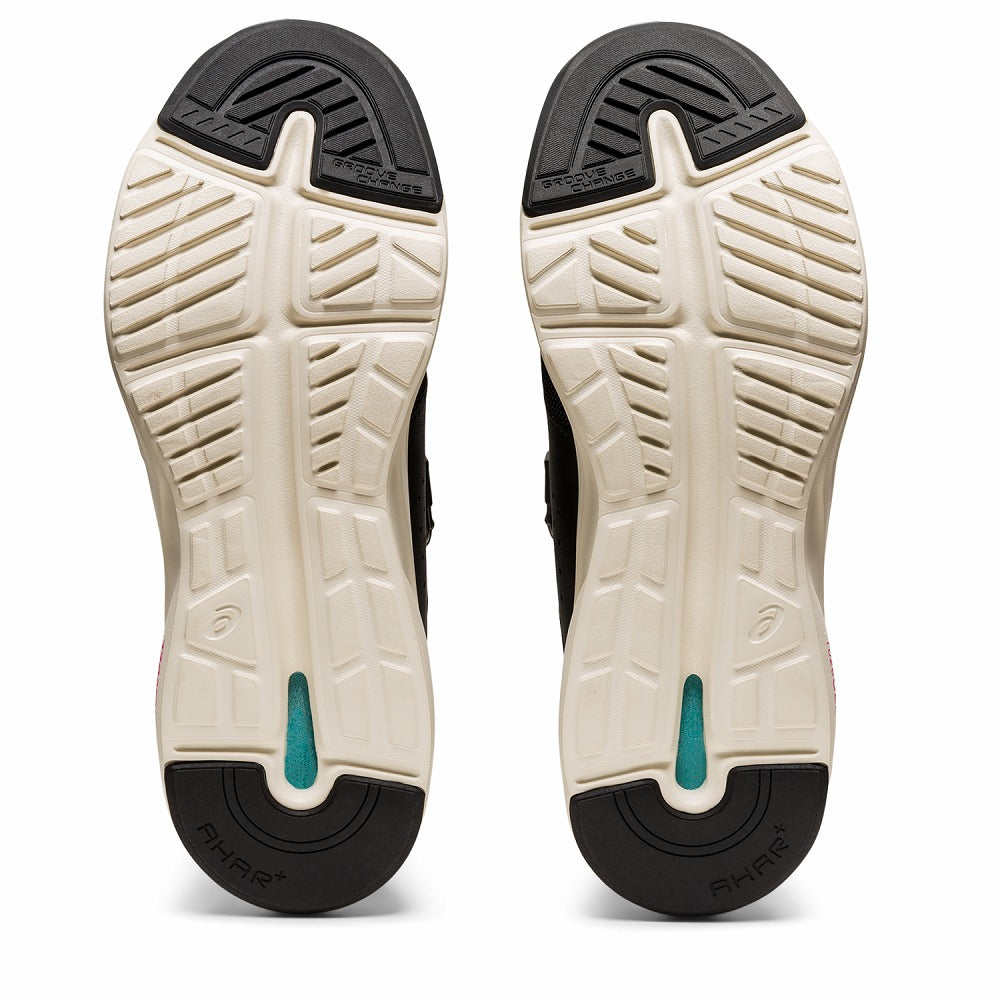 【 アシックス asics 】 レディース ウォーキングシューズ GEL-FUNWALKER W054 ブラック 1292A054-001 サイドファスナー式 幅広タイプ