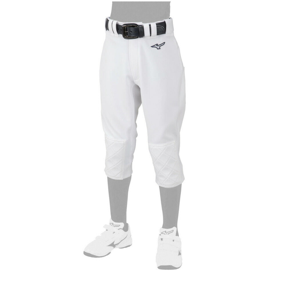 【 ミズノ MIZUNO 】 野球 ジュニア ガチパンツ GACHI ユニフォームパンツ ( レギュラータイプ / ヒザ・ヒップ衝撃吸収パッド付 ) ズボン パンツ 練習用 練習着 スペアパンツ 防汚 野球用品 12JD2F8301