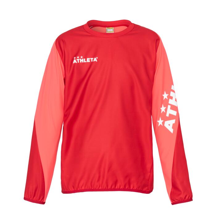 【 アスレタ ATHLETA 】 ピステシャツ レッド 18012 50RED サッカー フットサル ウェア ピステ トレーニングウェア