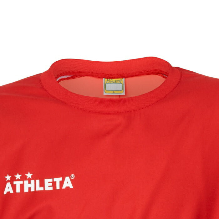 【 アスレタ ATHLETA 】 ピステシャツ レッド 18012 50RED サッカー フットサル ウェア ピステ トレーニングウェア