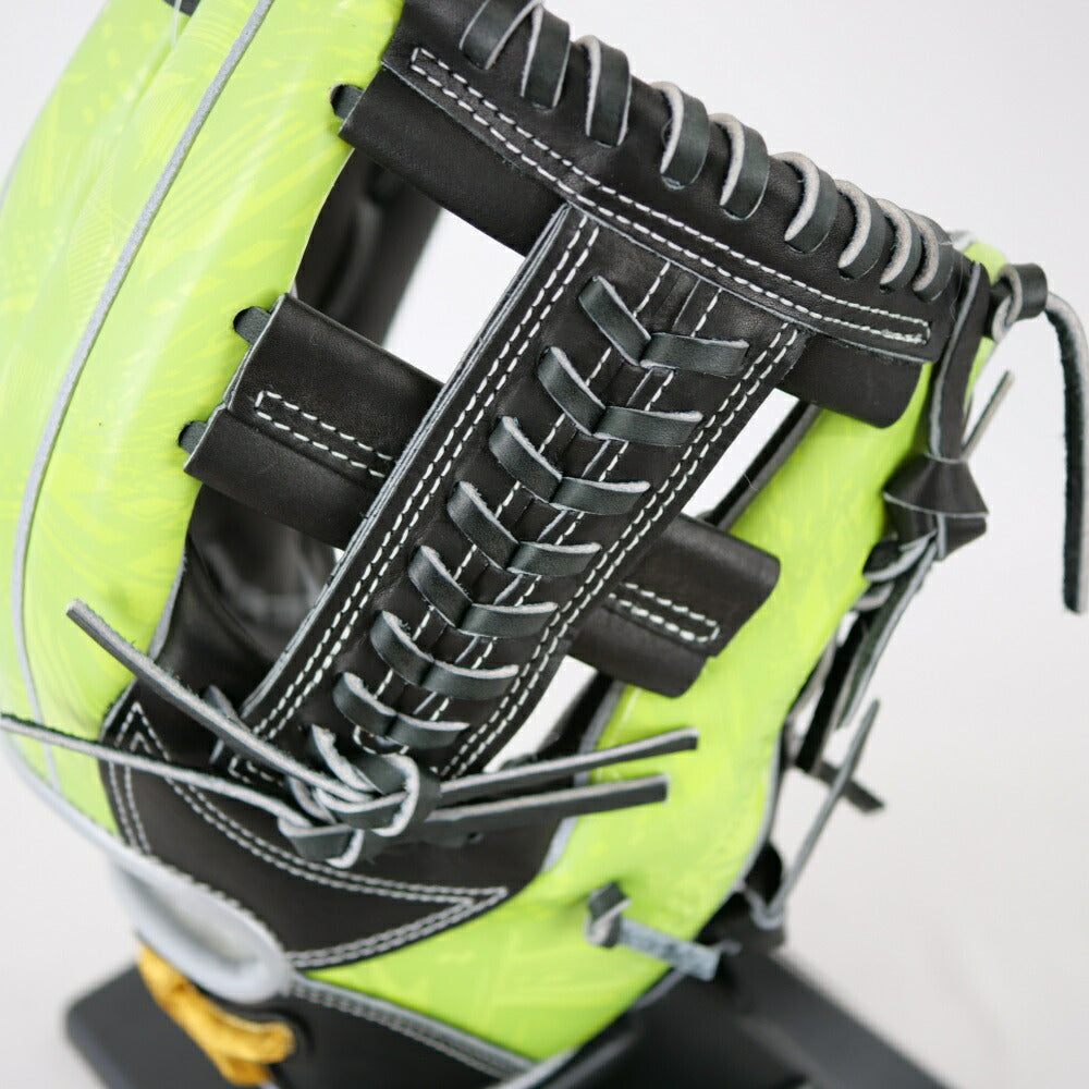 【 ミズノ MIZUNO 】 オールスターモデル 野球 ミズノプロ 限定 軟式グラブ 内野手用 ネオライムシリーズ 1AJGR27113 0940 ブラック×ライム