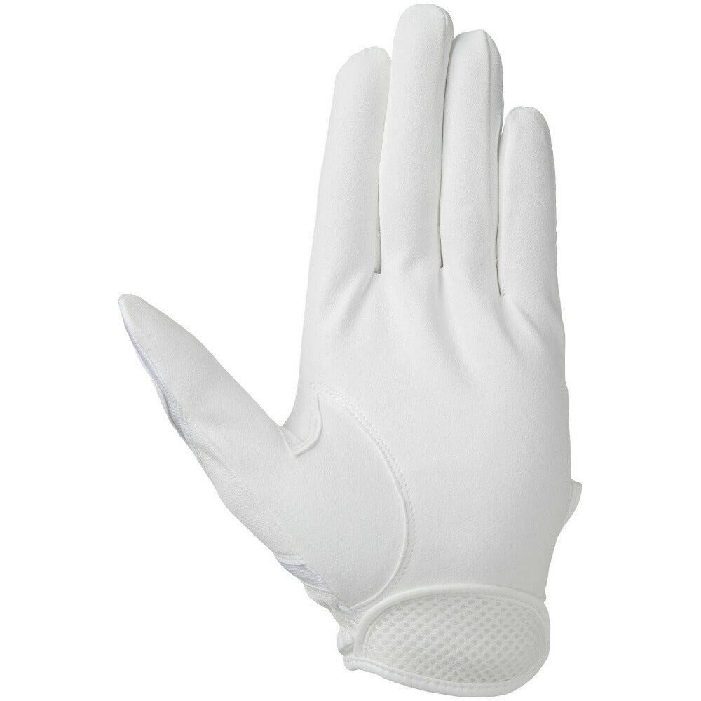 【 ミズノ MIZUNO 】 ミズノプロ 守備用手袋 右手用 ホワイト×ホワイト 1EJED20110 高校野球ルール対応モデル