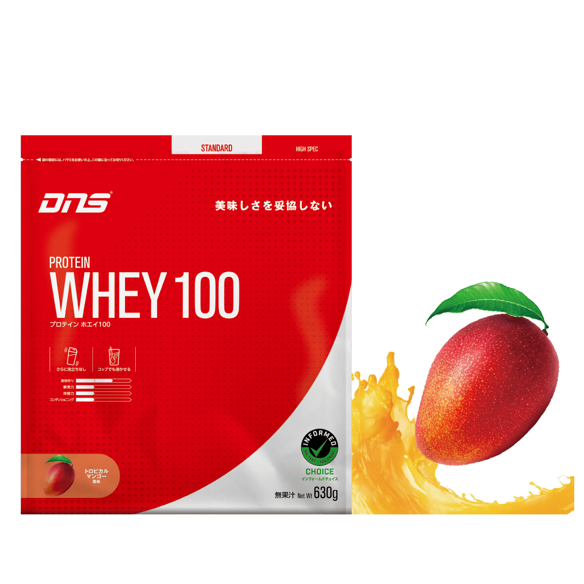 DNS プロテインホエイ100 タンパク質量24.2G