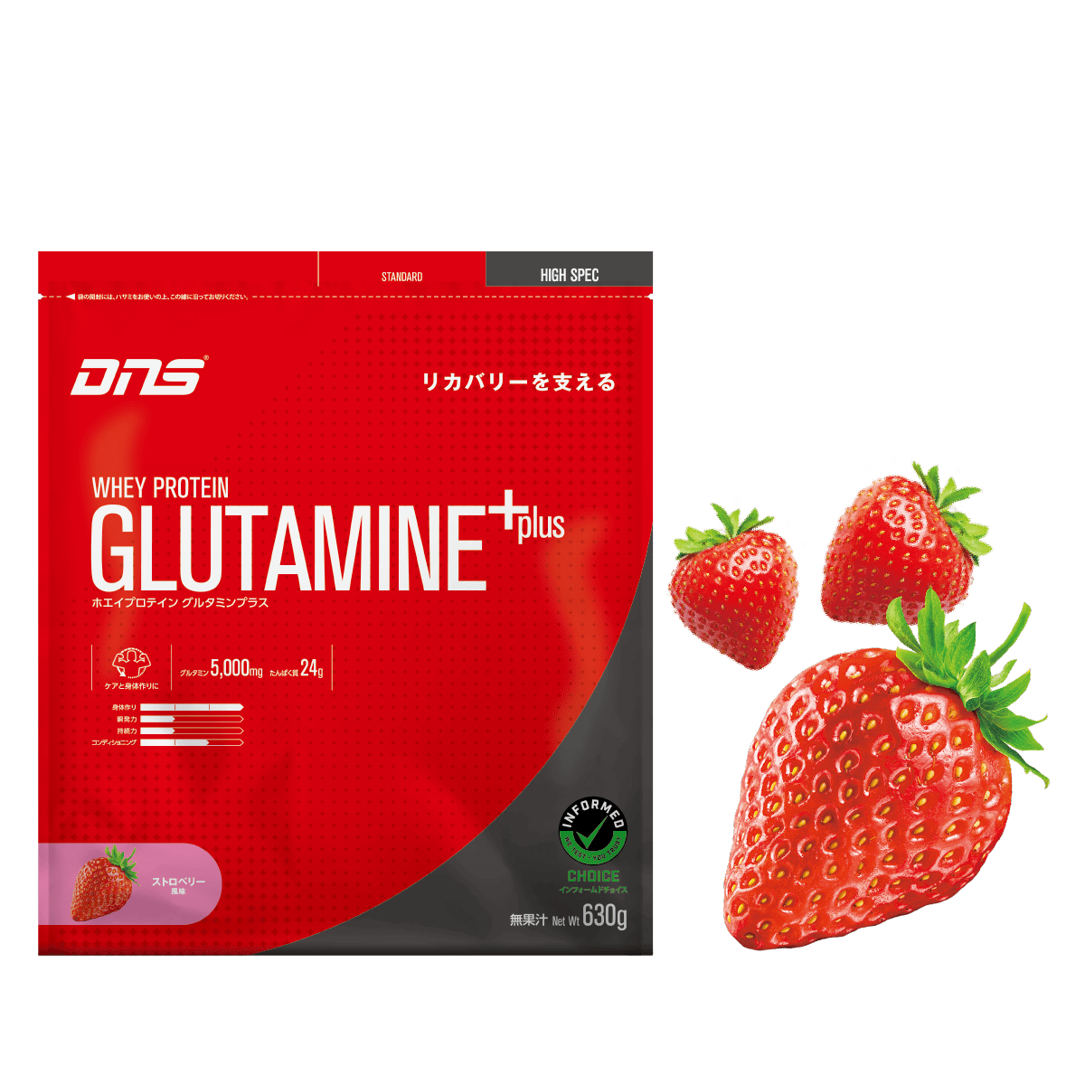 DNS ホエイプロテイン グルタミンプラス 630g
