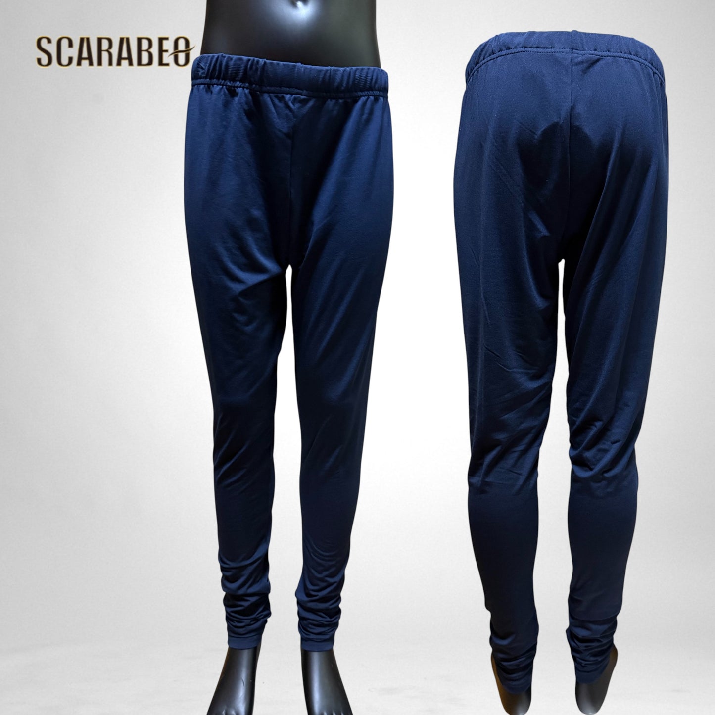 RENU ピーチ起毛 コンプレッション ロングスパッツ 130〜LL 防寒 インナー 吸汗速乾 スポーツタイツ ブラック ネイビー 5527