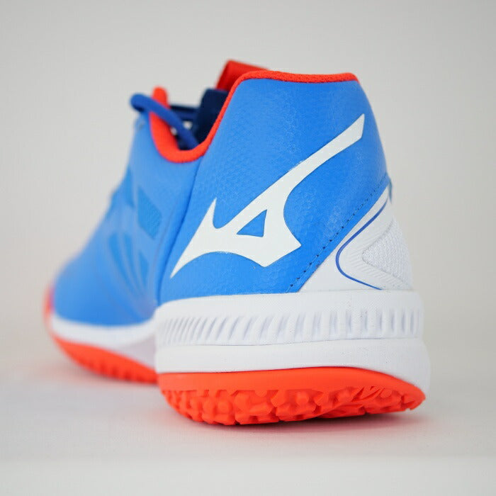 【在庫処分セール】テニスシューズ【ミズノ MIZUNO】 ウエーブエクシード 4Z WIDE OC (ブルー×ホワイト×レッド) ユニセックス 61GB211322 WAVE EXCEED 4Z WIDE OC