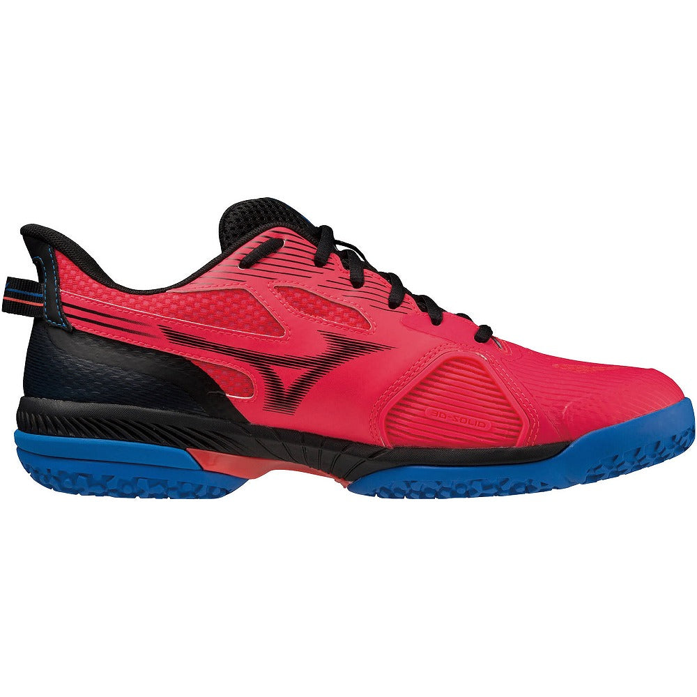 【在庫処分セール】【 ミズノ MIZUNO 】 テニスシューズ ウエーブエクシード 5 OC ( コーラル×ブルー×ブラック ) ユニセックス 61GB231263 WAVE EXCEED 5 OC