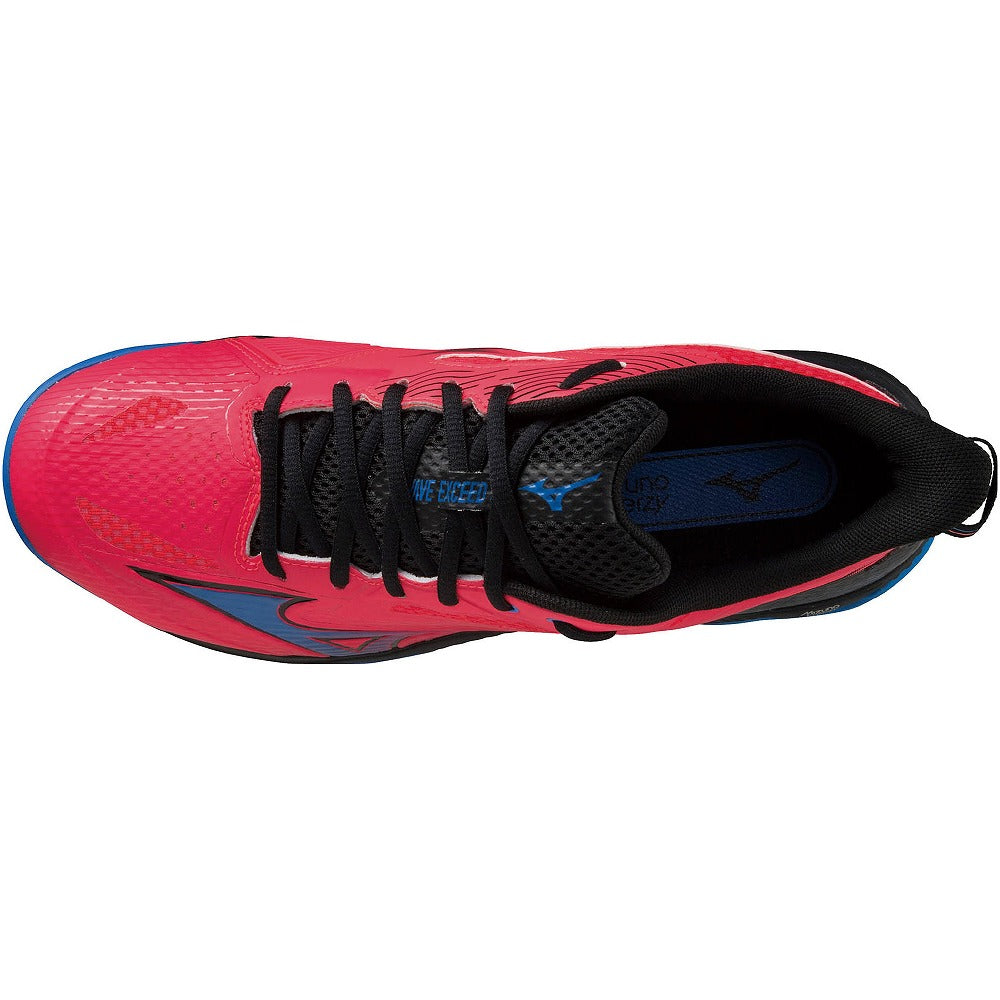 【在庫処分セール】【 ミズノ MIZUNO 】 テニスシューズ ウエーブエクシード 5 OC ( コーラル×ブルー×ブラック ) ユニセックス 61GB231263 WAVE EXCEED 5 OC