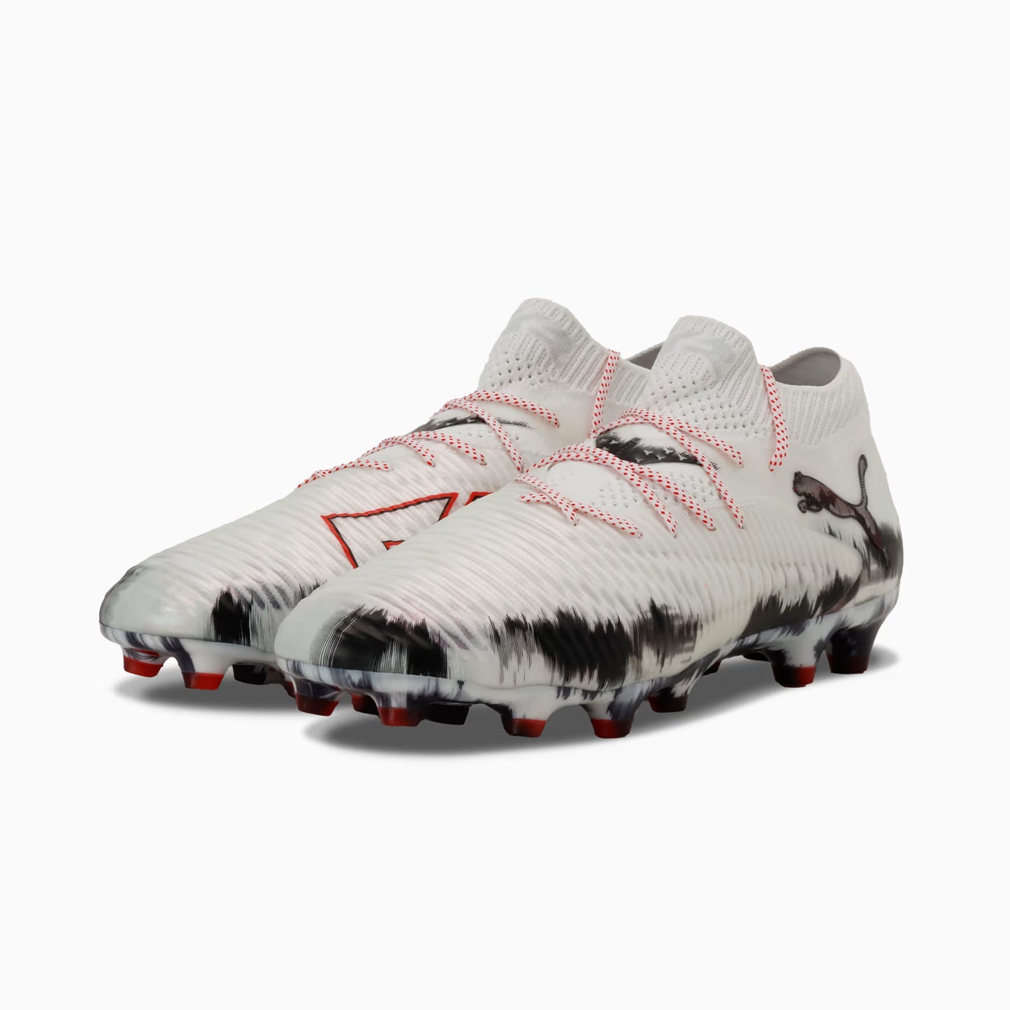 【日本限定】PUMA プーマ フューチャー 7 JAPAN LIMITED 固い土グラウンド用 サッカースパイク 109070_01 ホワイト 水墨画デザイン