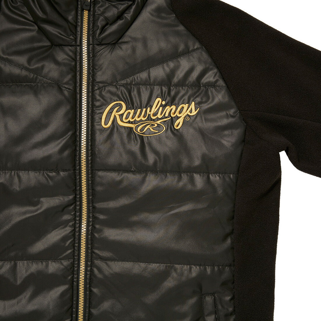 ローリングス 野球 フリースウォームジャケット AOS12F10 防寒 ウォームアップ Rawlings