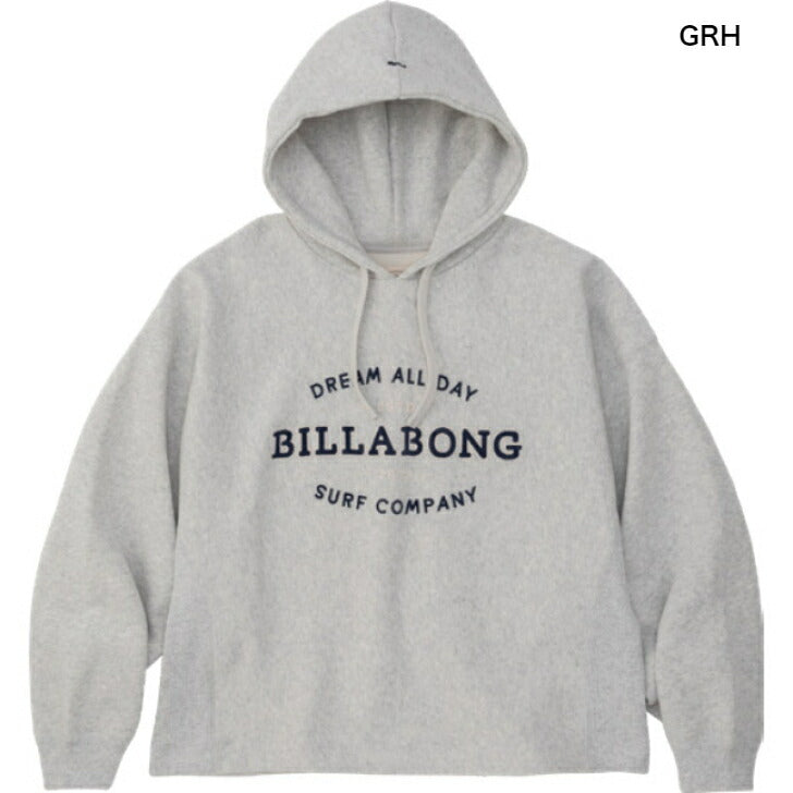 【在庫処分セール】【 BILLABONG ビラボン 】 レディース HEAVY BARREL CROPED SWEAT PARKA パーカー BC014014 - OAT GRH