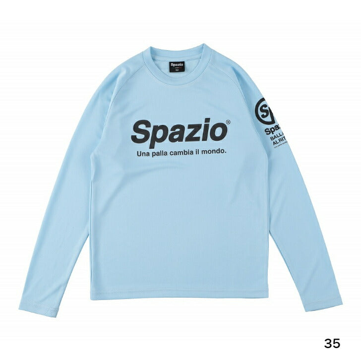 【 Spazio スパッツィオ 】 ロングプラシャツ サッカー フットサル ウェア GE - 0883 プラクティスシャツ トレーニングウェア 01 02 27 35