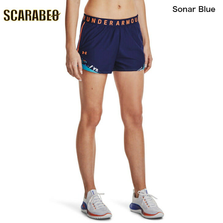 アンダーアーマー レディース トレーニング ショートパンツ UA プレーアップ ショーツ3.0 トリコット〈ノベルティ〉 1360940 UNDER ARMOUR