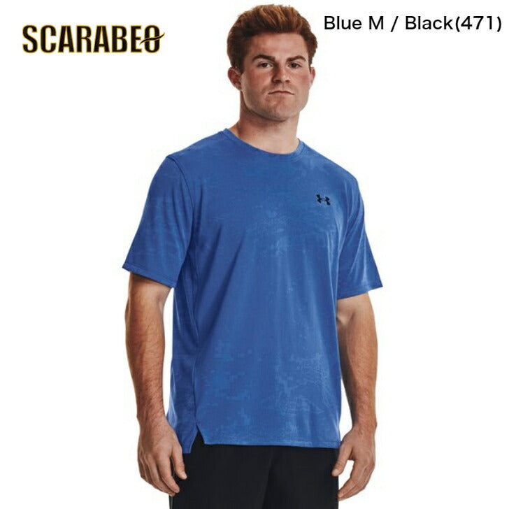 アンダーアーマー メンズ トレーニングシャツ UAテック ベント ジャカード ショートスリーブTシャツ 1377052 UNDER ARMOUR