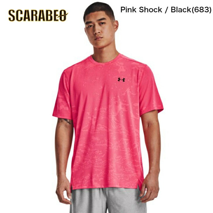 アンダーアーマー メンズ トレーニングシャツ UAテック ベント ジャカード ショートスリーブTシャツ 1377052 UNDER ARMOUR