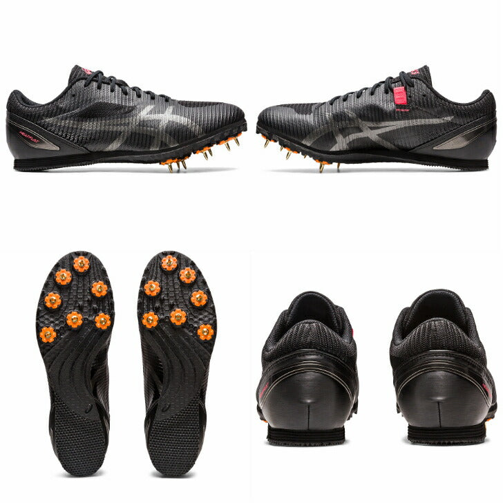 アシックス 陸上 スパイク オールウェザー 土トラック兼用 HEATFLAT 12 1093A195 001 メンズ レディース ASICS