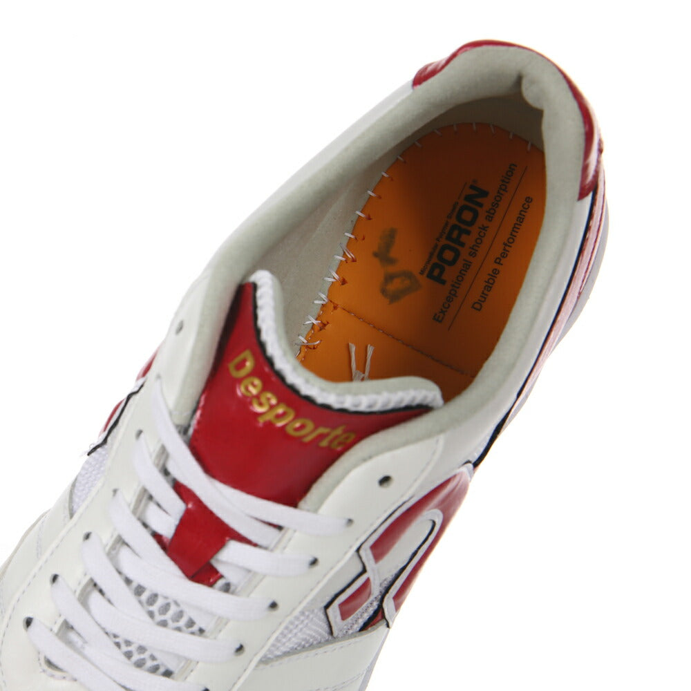 Desporte/デスポルチ サンルイスLL TF LTD フットサルシューズ PWHT/DRED DS-2046