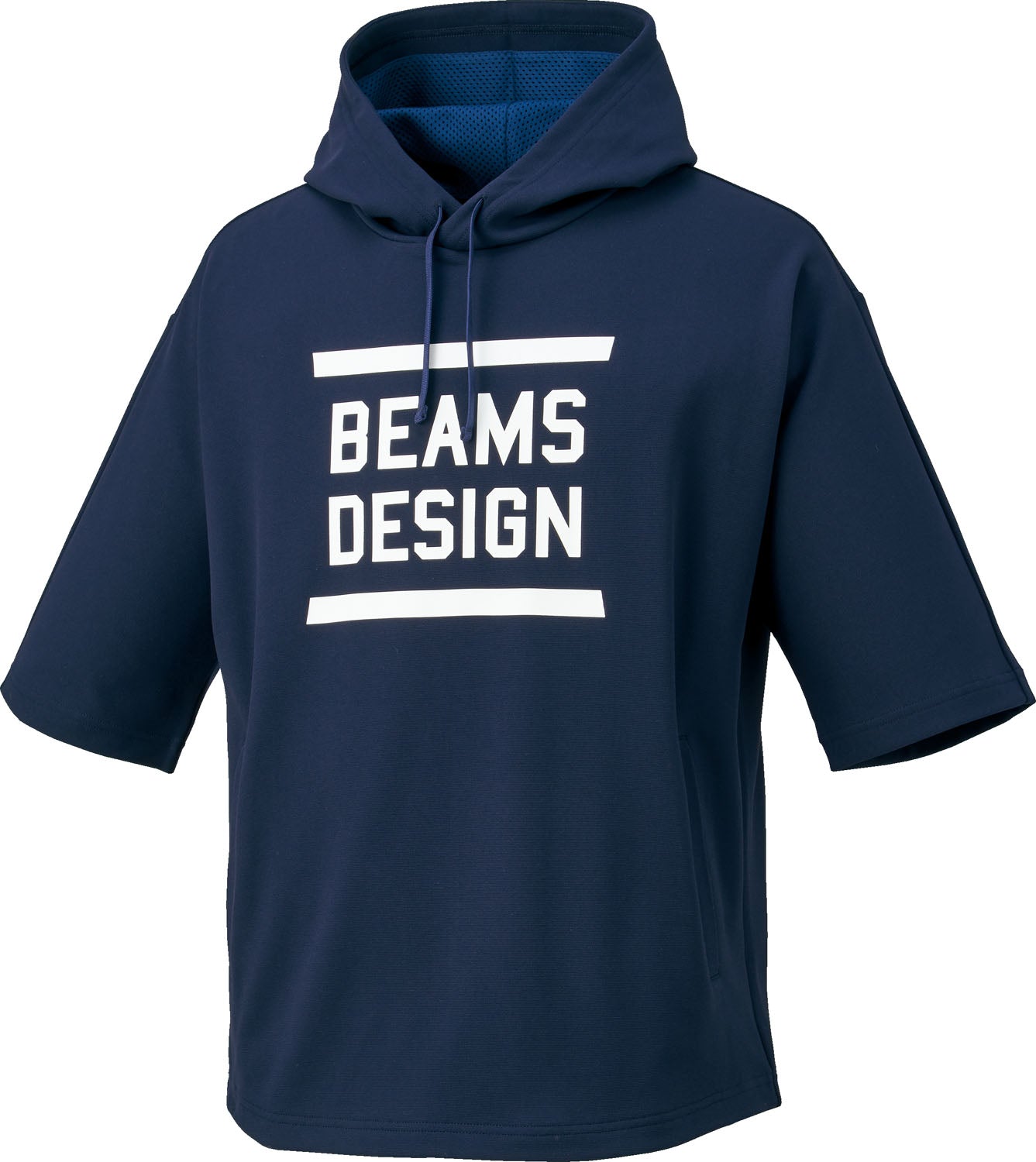 スウェット ZETT by BEAMS DESIGN 半袖スウェットパーカ BOS75102