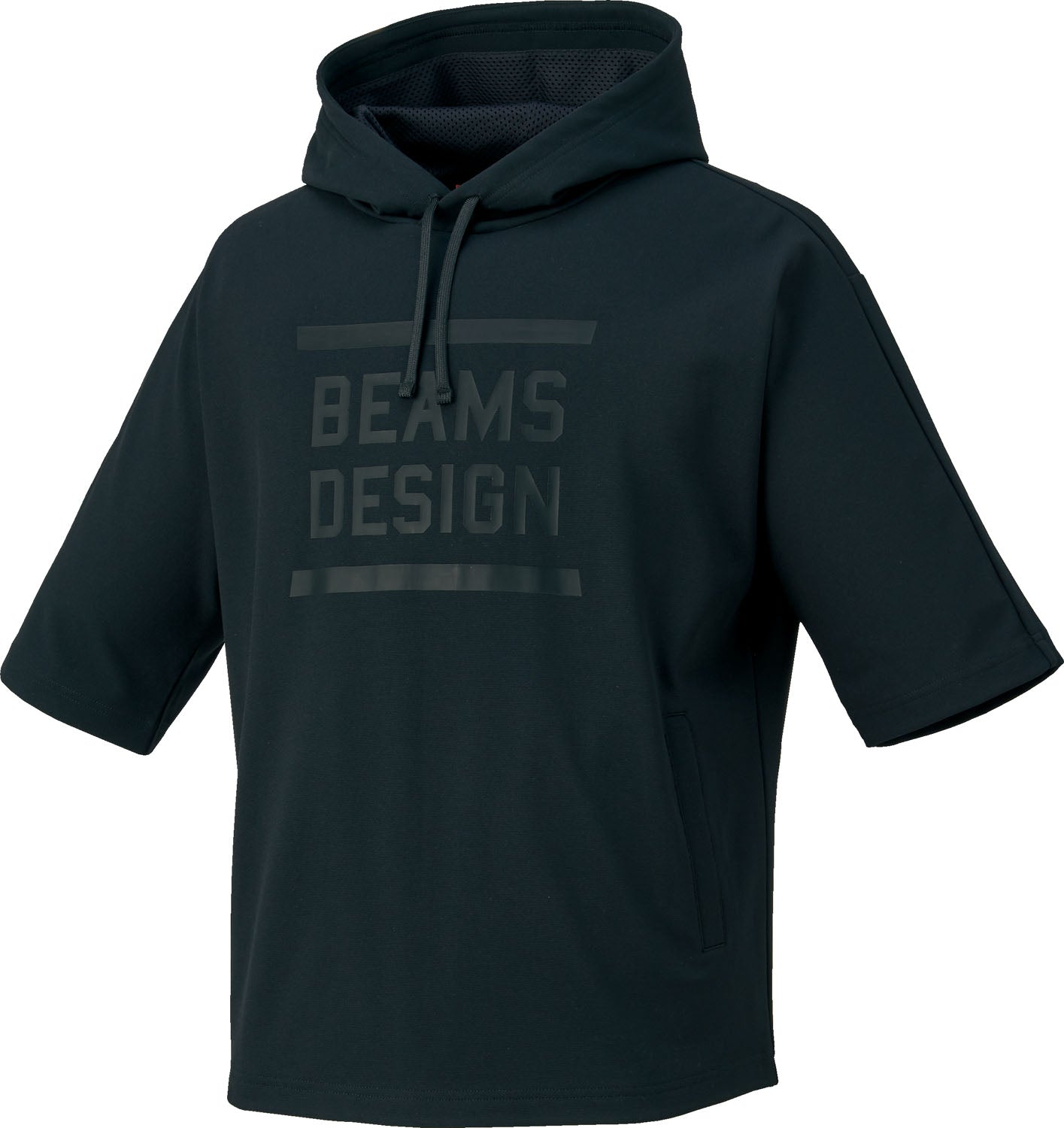 スウェット ZETT by BEAMS DESIGN 半袖スウェットパーカ BOS75102