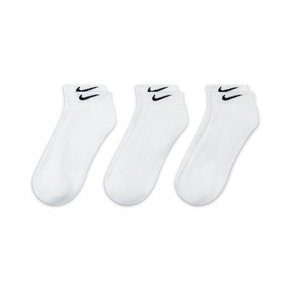 ナイキ エブリデイ クッションド トレーニング LOW ソックス (3足) nike 靴下 ジム くるぶし teamsports sportsac sx7670-100アウトドア フィットネス cpn10 黒 白