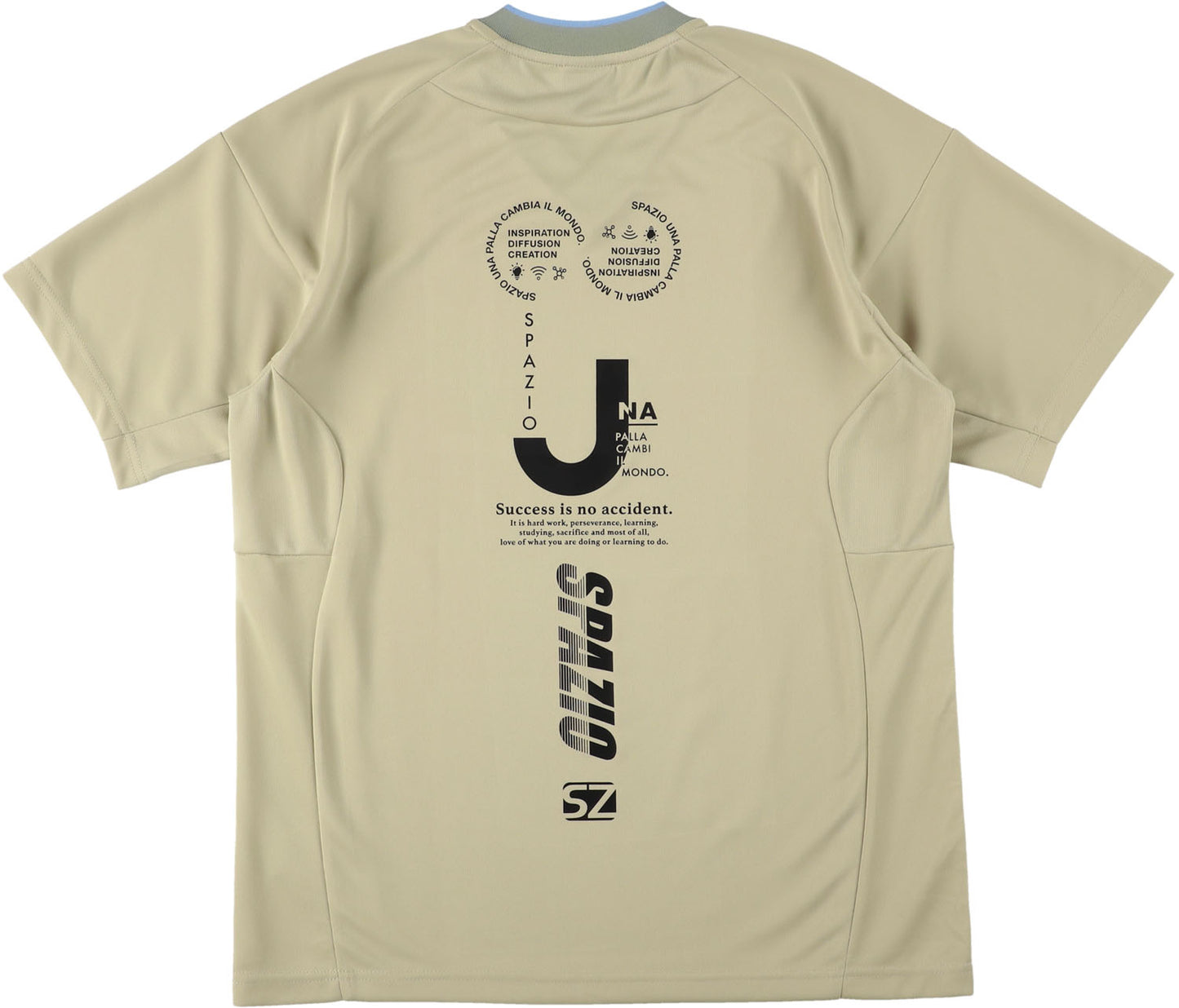 スパッツィオ Spazio ジュニア キーネック 切り替え メッシュプラ 24SS GE0979 サッカー フットサル 練習着 子供用