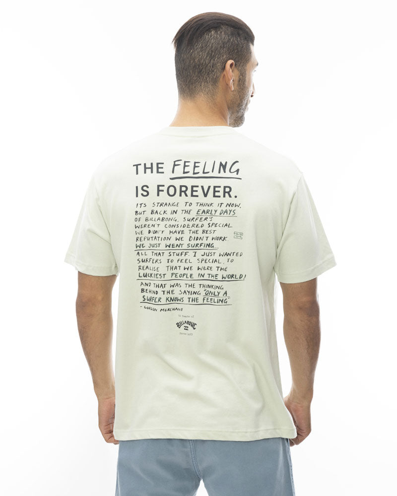 【在庫処分セール】BILLABONG メンズ FEELING IS FOREVER Tシャツ 【2024年春夏モデル】be011210