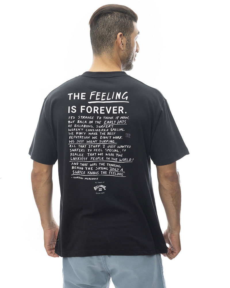 【在庫処分セール】BILLABONG メンズ FEELING IS FOREVER Tシャツ 【2024年春夏モデル】be011210