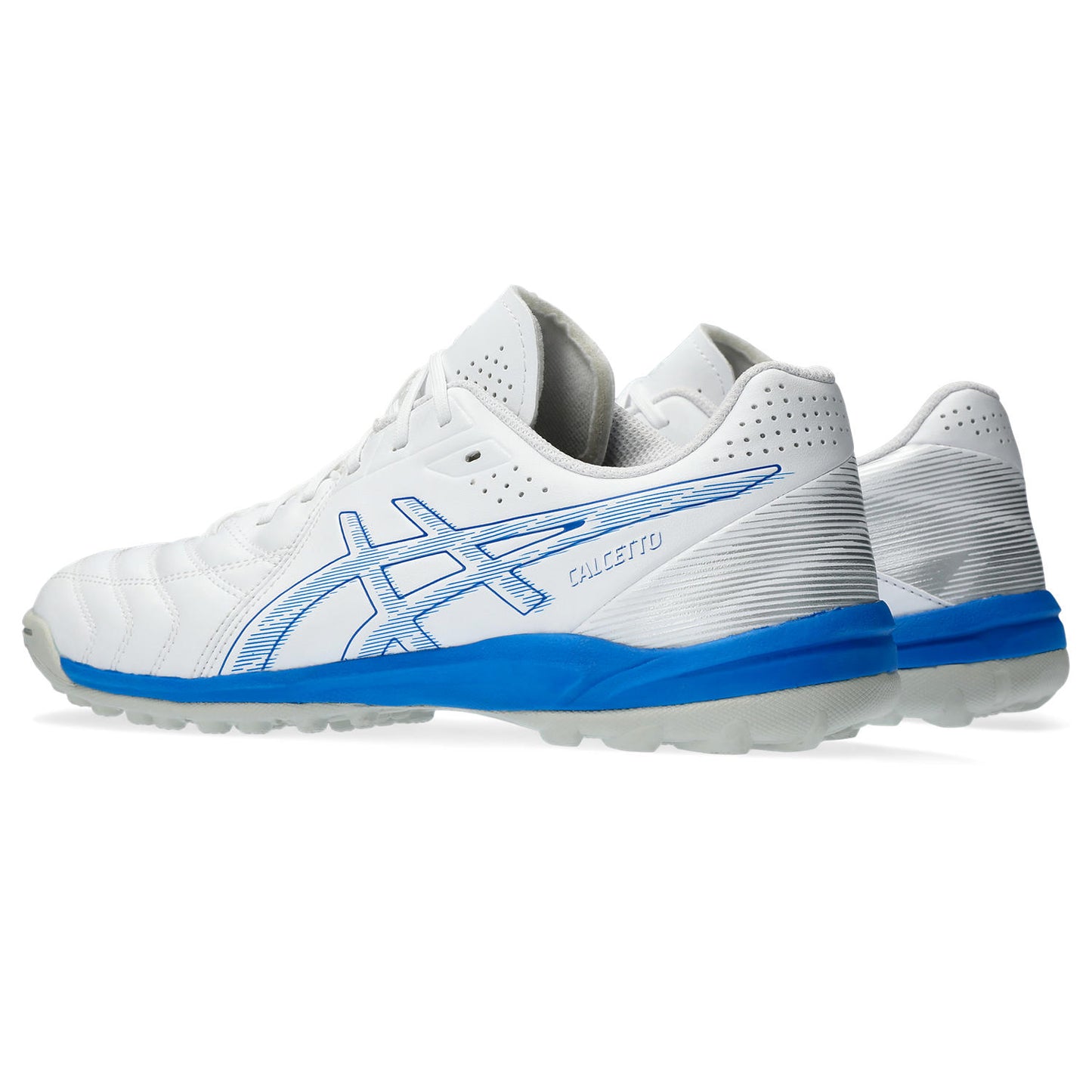 カルチェット WD 9 TF ホワイト×エレクトリックブルー 【asicsアシックス】サッカーフットサルトレーニングシューズ1113a038-101