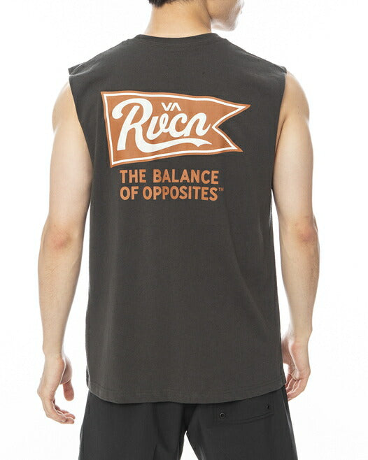 RVCA メンズ PENNANTAN CUTOFF TANK タンクトップ 【2024年春夏モデル】 be041351