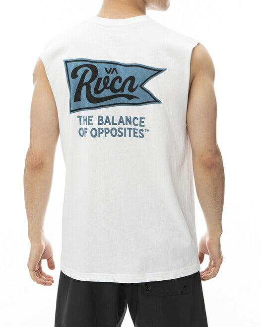 RVCA メンズ PENNANTAN CUTOFF TANK タンクトップ 【2024年春夏モデル】 be041351