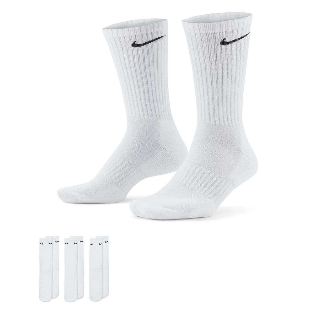 【6足セット】nike ユニセックス 靴下 アクセサリー sx7664-101 プレゼント フィットネス 黒 白