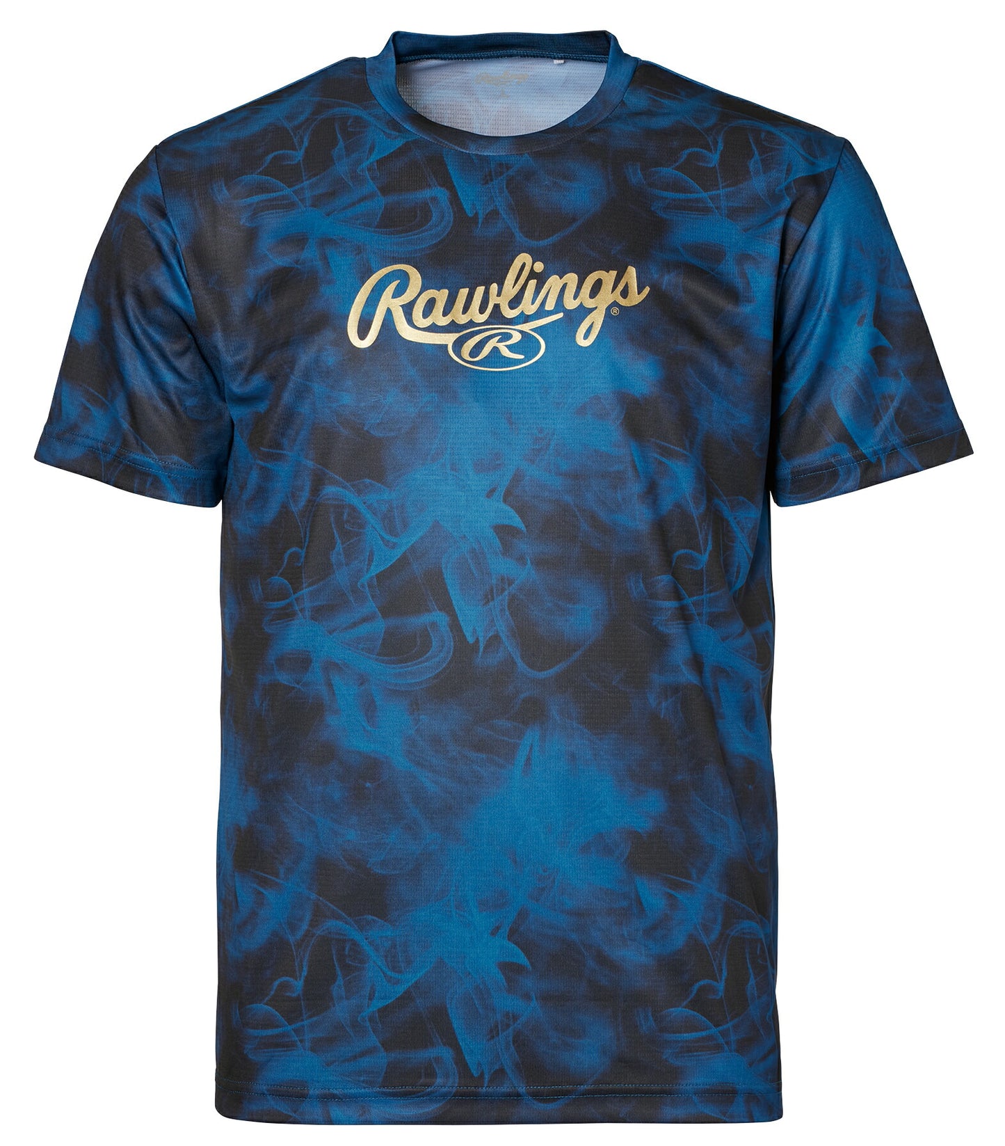 野球 Tシャツ ジュニア 半袖 丸首 ローリングス ゴーストスモークグラフィック Tシャツ スポーツウェア ベースボールシャツ 子供 AST14S02J 2024年NEWモデル