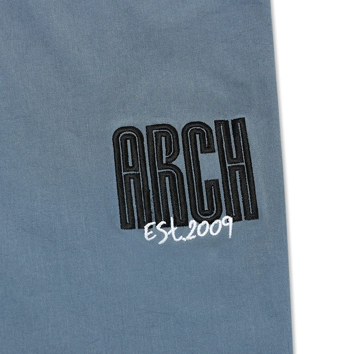 Arch dual logo flexible pants【black】【slate blue】 アーチ バスケ ショーツ b224-101-103