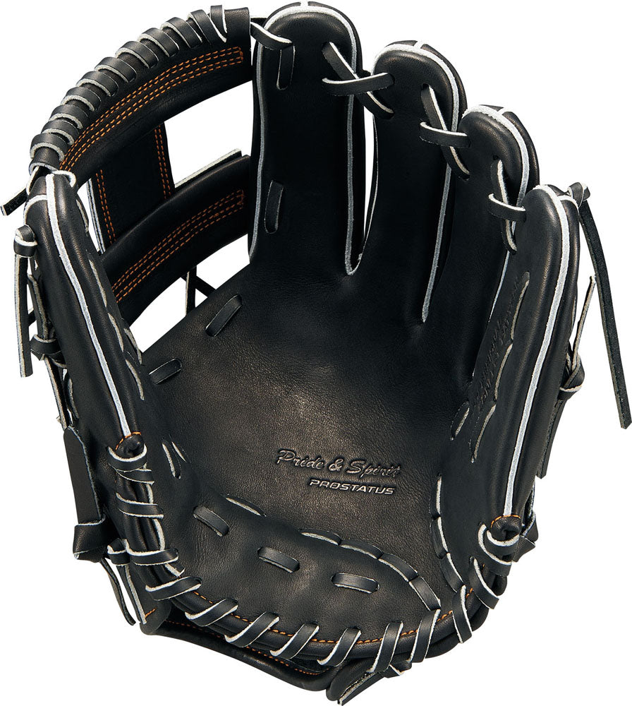 ZETT ゼット グローブ 野球 軟式 プロステイタス 二塁手 遊撃手 今宮タイプ 右投用 サイズ4 BRGB30766 内野手用 グラブ 大人 一般 草野球 キャッチボール