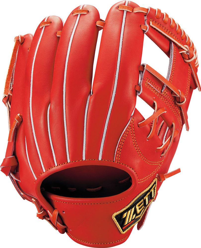 ZETT ゼット グローブ 野球 軟式 プロステイタス 二塁手 遊撃手 今宮タイプ 右投用 サイズ4 BRGB30766 内野手用 グラブ 大人 一般 草野球 キャッチボール