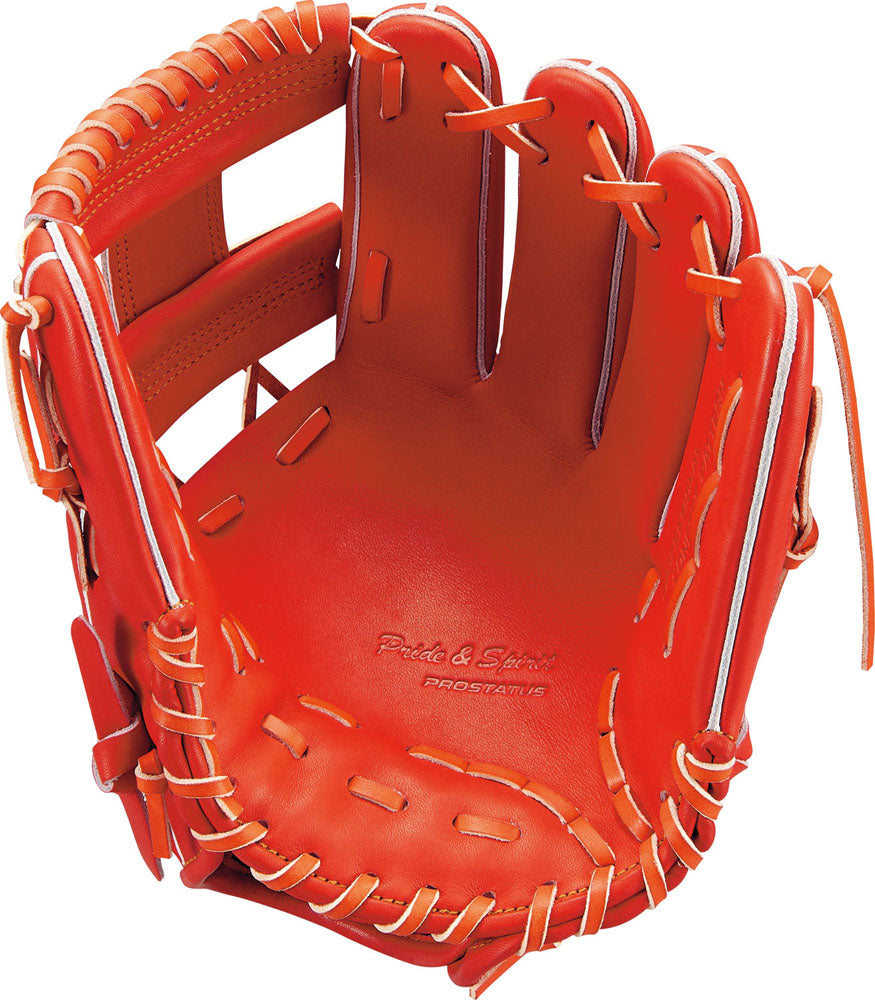 ZETT ゼット グローブ 野球 軟式 プロステイタス 二塁手 遊撃手 今宮タイプ 右投用 サイズ4 BRGB30766 内野手用 グラブ 大人 一般 草野球 キャッチボール