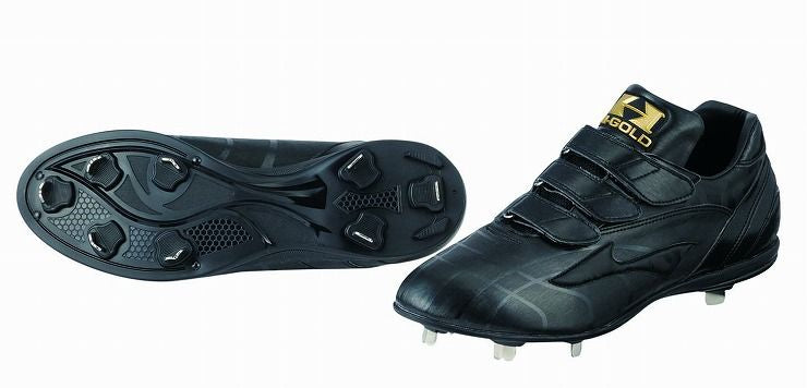 ハイゴールド Hi-Gold PKS-600M 埋込固定歯スパイク 野球用品 軽量合皮サテン 金具スパイク