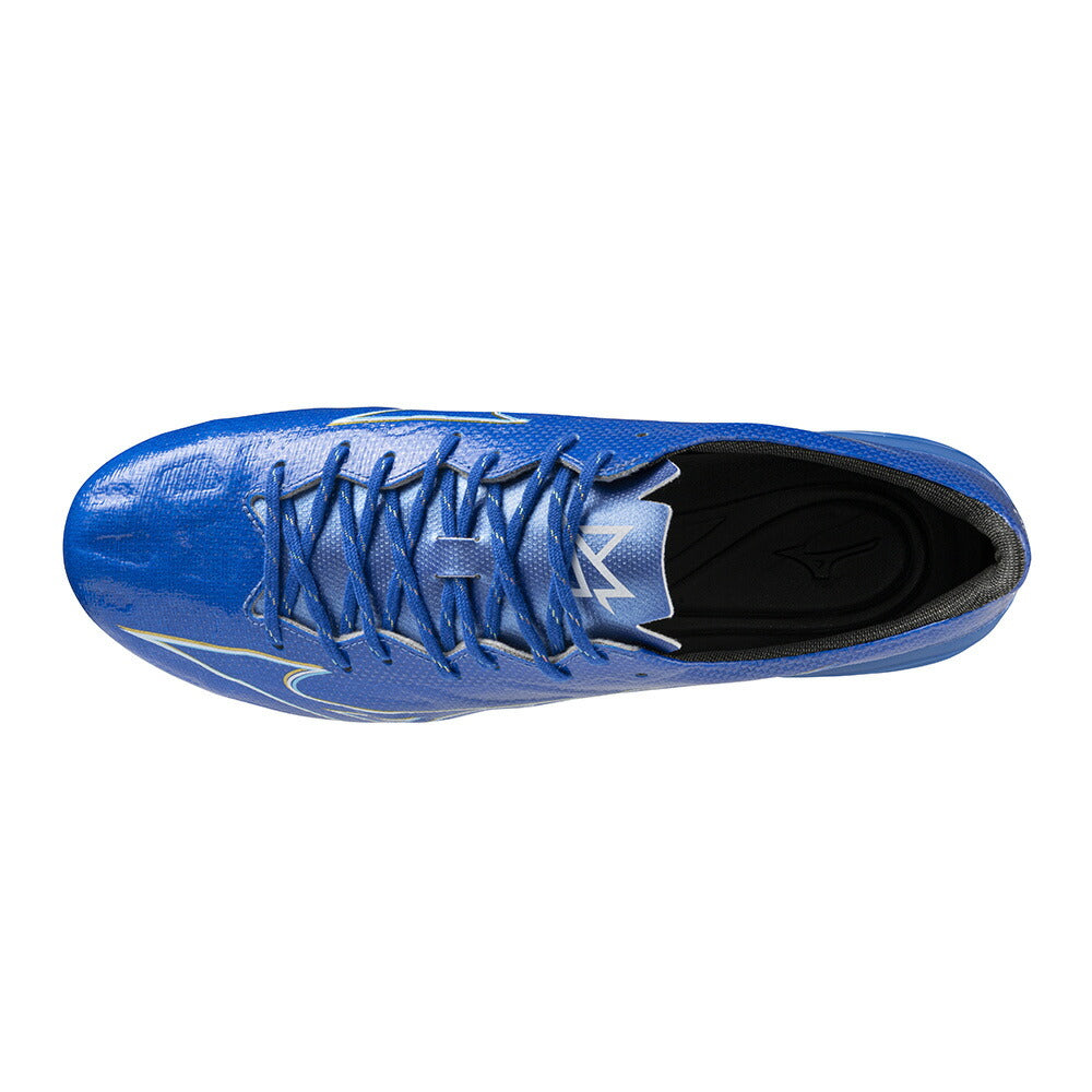 【在庫処分セール】ミズノ アルファ pro MIZUNO サッカー フットボール スパイク p1ga246427 27:レーザーブルー×ホワイト×ゴールド