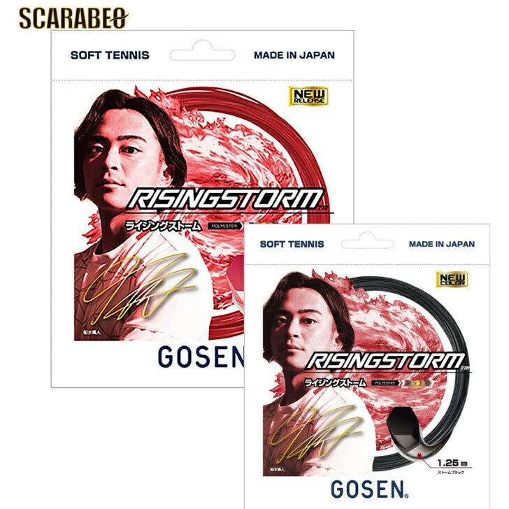 ゴーセン GOSEN ソフトテニスガット・ストリング ライジングストーム RISINGSTORM SSRS11 軟式ストリング