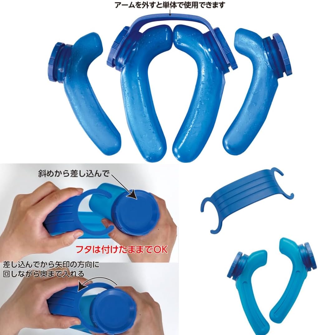 熱中症対策用品 アイスストロング IS-001 氷嚢 スポーツ 観戦 猛暑 野球 サッカー 釣り アウトドア 農作業 ネッククーラー 首 首元 冷たい 冷やす 暑さ対策 屋外作業 甲子園 農作業 夏 アイシングU字型 ネッククーラー 野球