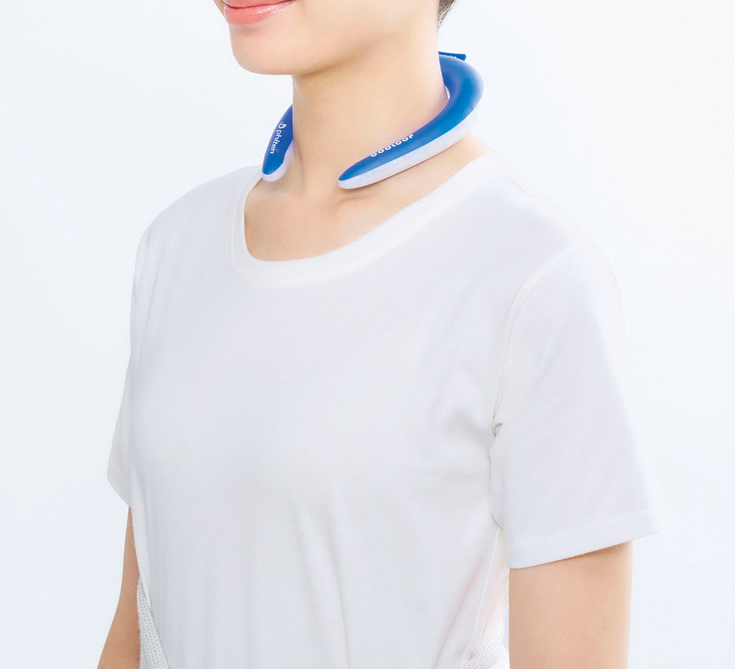 コジット(COGIT) COOLOOP×phiten ネックリング スポーツ M 9179 こども 大人 フリー 男女兼用 NASA PCM 自然凍結 軽量 猛暑対策 熱中症対策