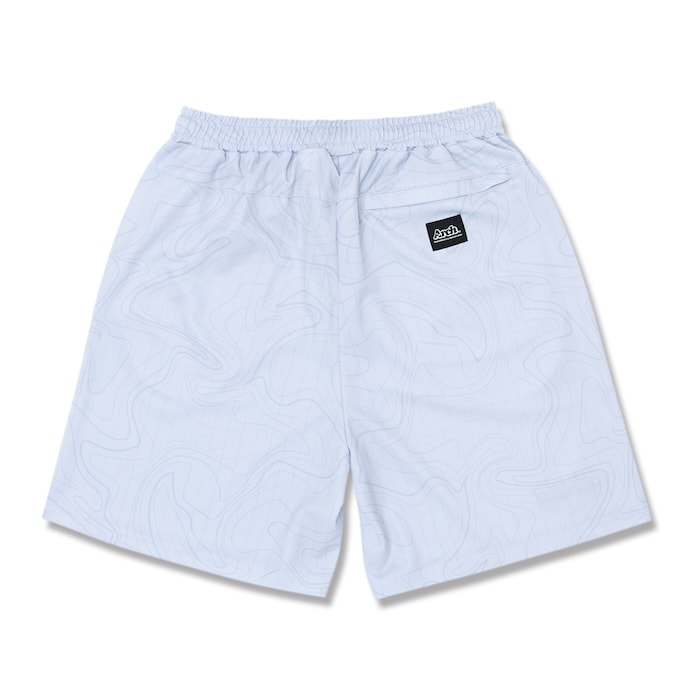 Arch topographic shorts【light gray】 アーチ バスケ ショーツ アーチ バスケ ショーツ バスケットボール バスパン 男子 ウエア 大人 子供 Tシャツ バスケウエア b124-115 b124-116