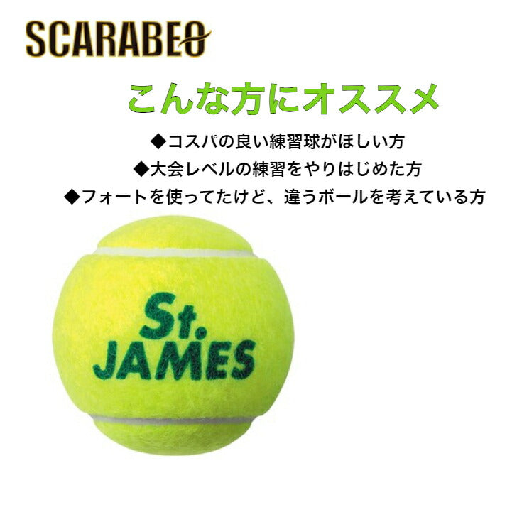 セントジェームス 庭球 STJAMESJ4 ダンロップ 硬式テニスボール St.JAMES(セント・ジェームス) STJAMESJ4 テニスボール