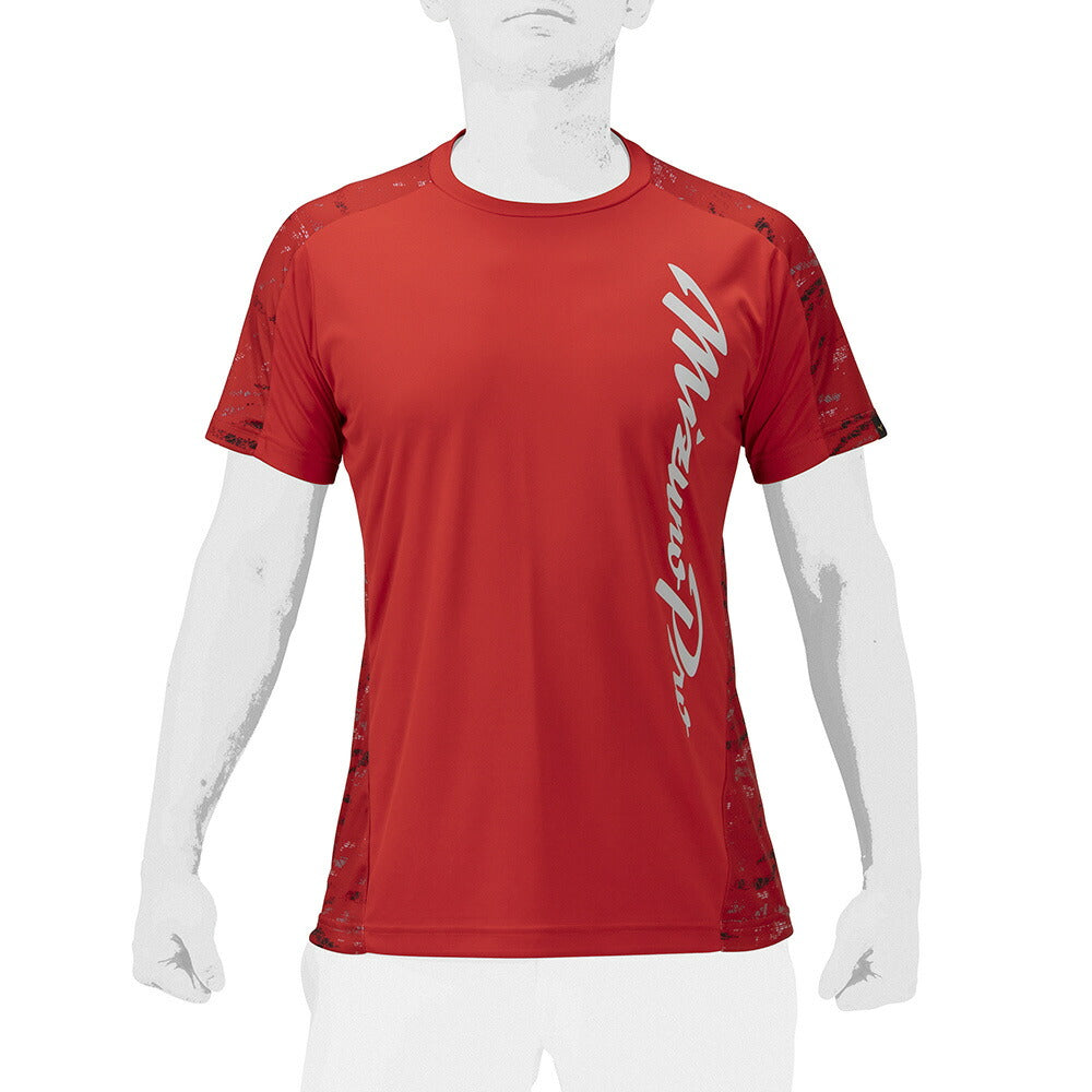 ミズノ メンズ 野球 半袖Tシャツ グラフィックTシャツ 12JABT74 MIZUNO 大人 2024モデル 夏
