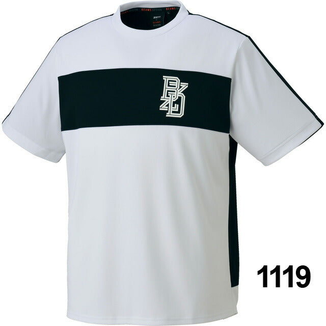 ZETT(ゼット)限定 ZETT by BEAMS DESIGN 半袖Tシャツ(BOT77108)野球 半袖 丸首 大人 BEAMS ビームスデザイン